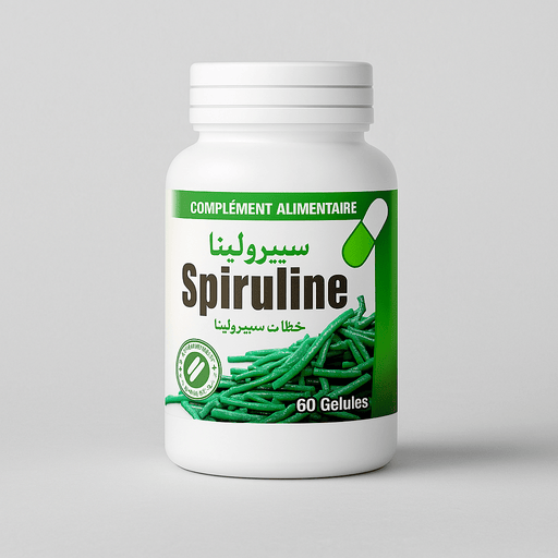 Spiruline 60 Gélules – 100% Naturelle | Énergie, Vitalité & Immunité | Végétarien