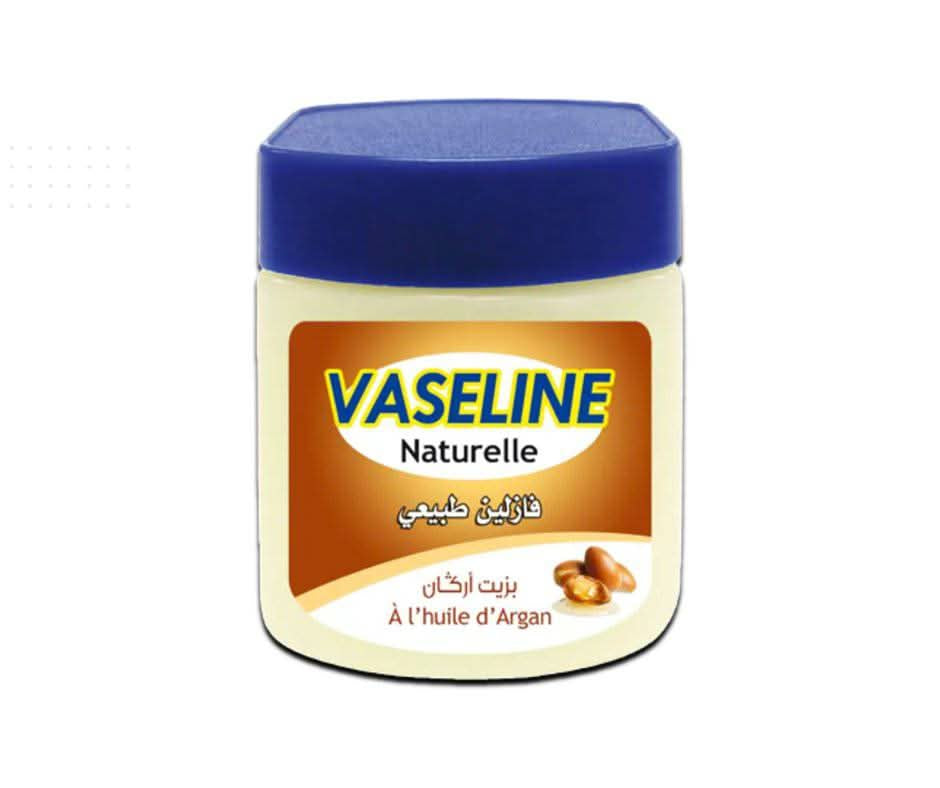 Vaseline Naturelle à l'Huile d'Argan 120g – Hydratation intense & réparation Maroc