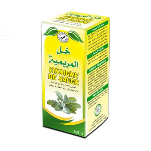 Vinaigre de Sauge 125ml – Équilibre Nerveux, Glycémie et Confort Menstruel
