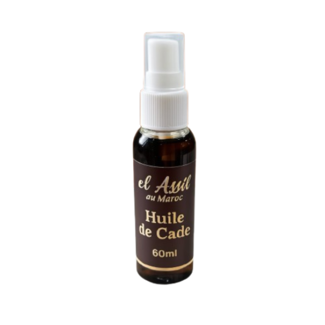 Huile De Cade Pure 60ml - Naturelle, Purifiante, Anti-pellicules - Maroc - Neuf