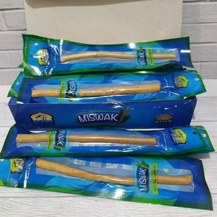 Al - Khair - 5 Bâtonnets à Mâcher Miswak Peelu pour Soins Dentaires - nilabeautys.com