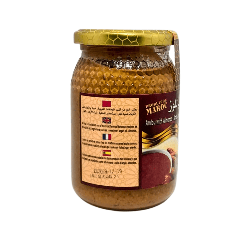 Amlou Amandes & Huile d’Argan Maroc – 500g - nilabeautys.com