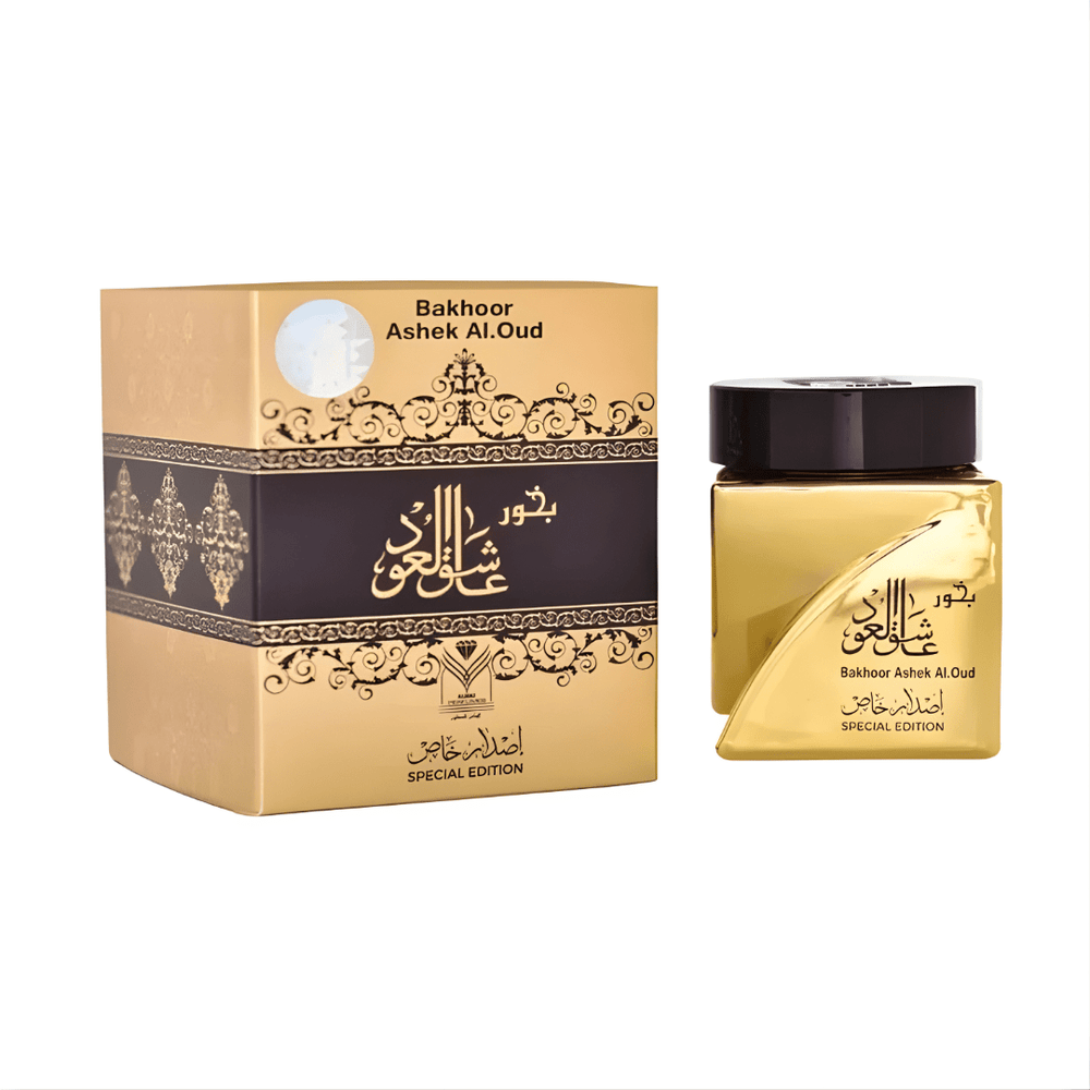 Bakhoor Ashek Al Oud Édition Or 30g – Encens Oriental Luxe Oud & Rose - nilabeautys.com