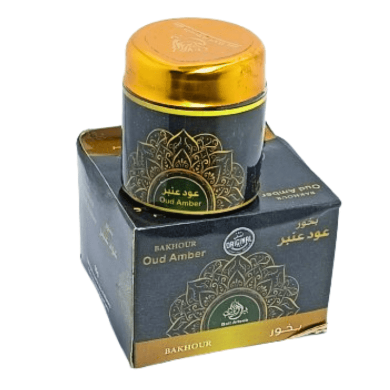 Bakhoor Oud Amber 50g – Encens Boisé & Ambré - nilabeautys.com