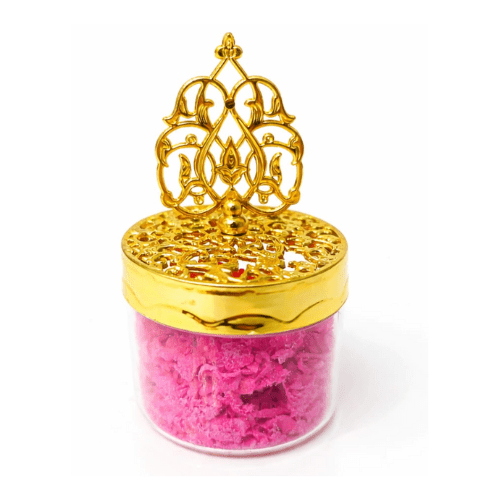 Bakhour Maamoul Rose – Encens d’Arabie Saoudite – 50g (Boîte décorative) - nilabeautys.com