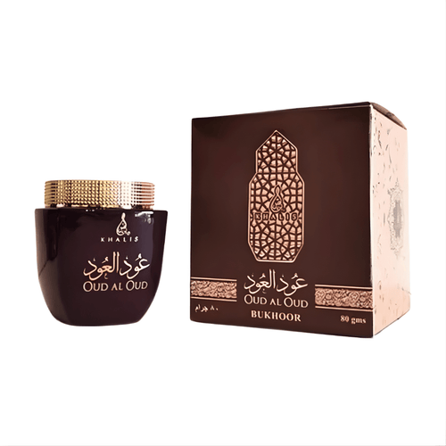 Bakhour Oud Al Oud KHALIS 80g – Encens Oriental Luxe & Ambiance Chaleureuse - nilabeautys.com
