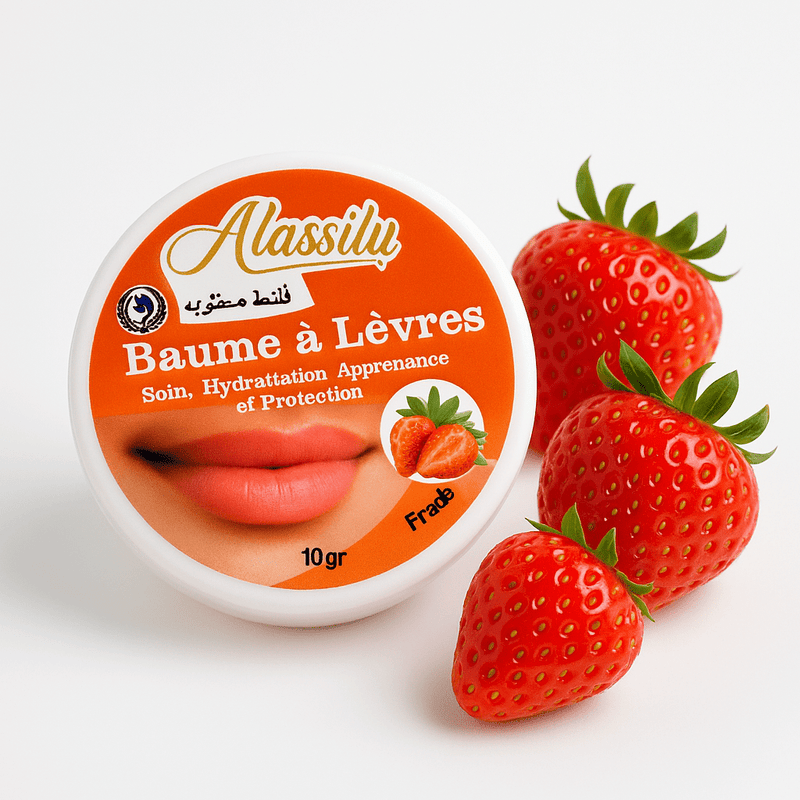 Baume à Lèvres à la Fraise 15g - nilabeautys.com