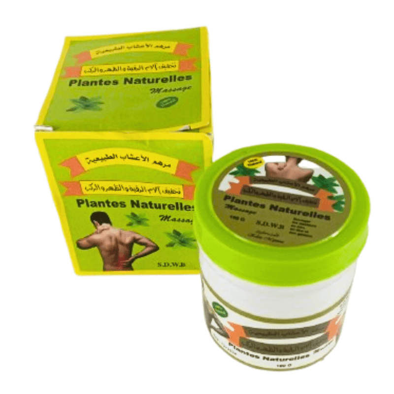 Baume Massage Anti - Douleurs Plantes du Maroc - nilabeautys.com