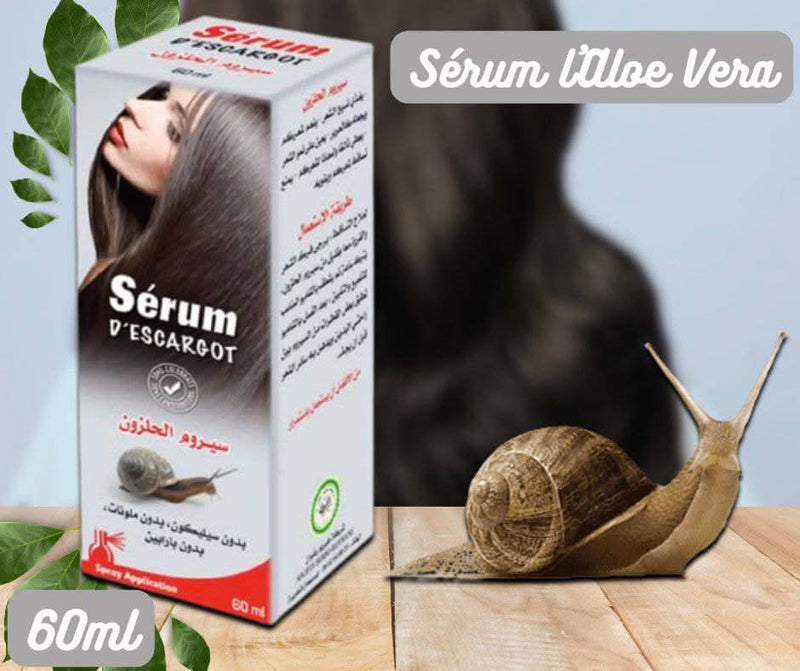 Sérum Bave d’Escargot 60ml | Cheveux Nourris et Renforcés