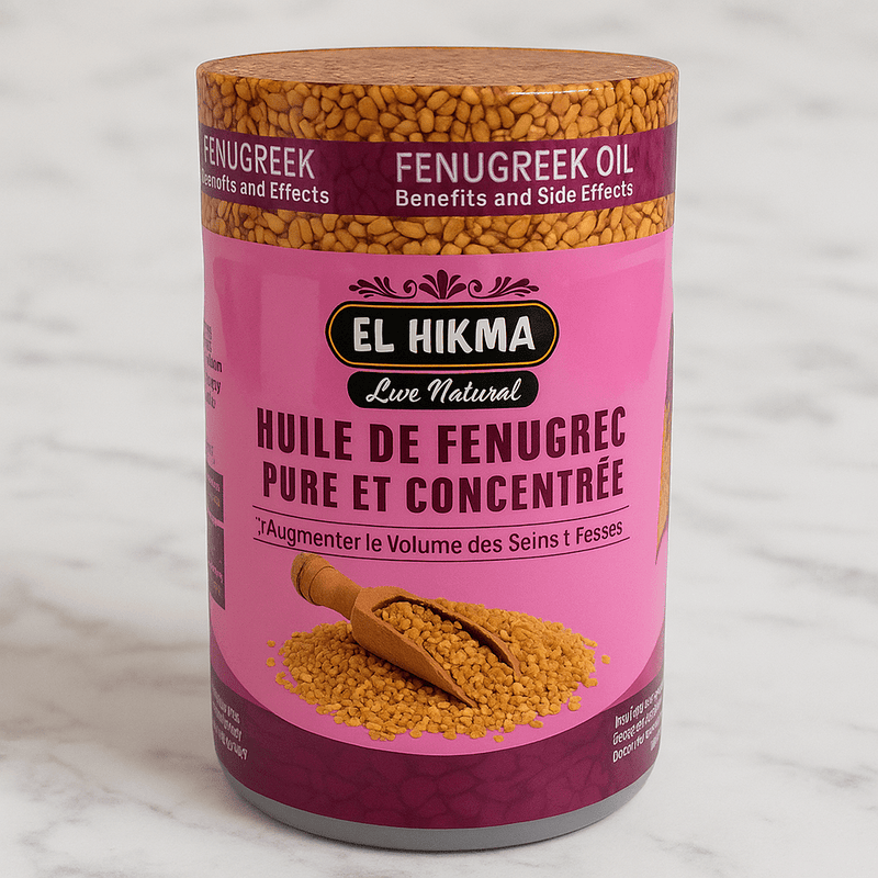 Beurre de Fenugrec Pure & Concentré AL HIKMA 400mL - nilabeautys.com