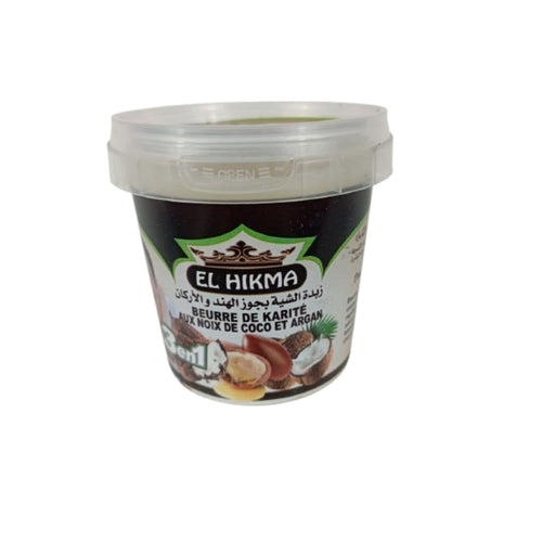 Beurre de Karité au Noix de Coco et Beurre d'Argan 120ml
