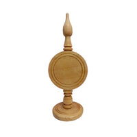Boite à khôl artisanal forme ronde avec miroir | Applicateur de khôl en bois - nilabeautys.com