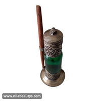 Boîte à Khôl en Verre et Cuivre | Artisanat Marocain | un véritable bijou de l'artisanat - nilabeautys.com