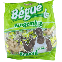 Bonbons Gingembre 100 pcs Bégué | Saveur Afrique - nilabeautys.com