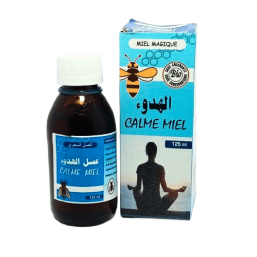 Calme Miel Naturel du Maroc 125ml – Apaisant et Relaxant