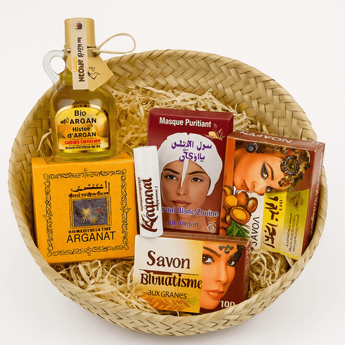 Coffret Beauté à l’Huile d’Argan – 5 Soins Naturels Berbères