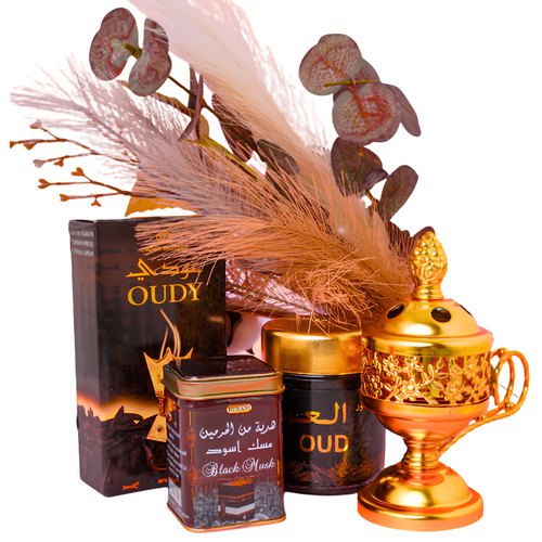 Coffret Cadeau Bakhour – Encens Oud & Musc | Parfum Oriental Luxe - nilabeautys.com