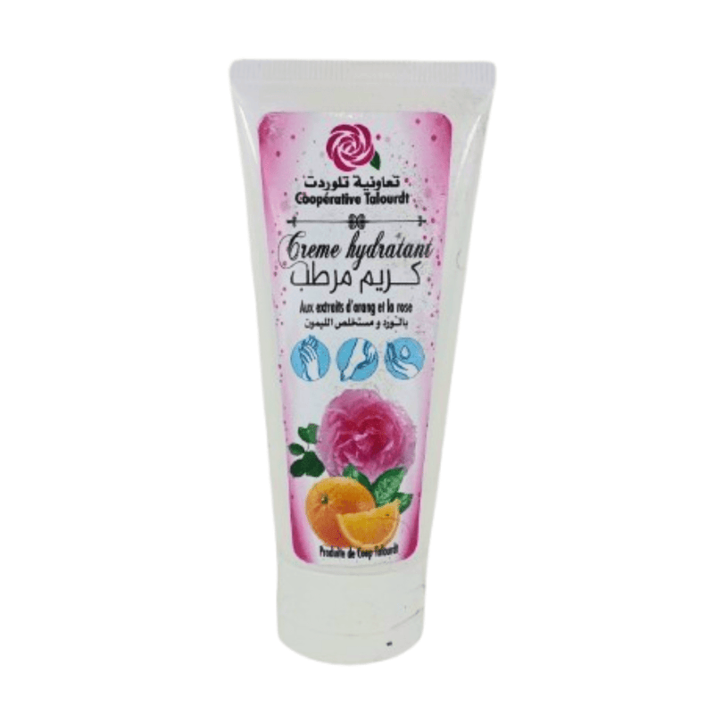 Crème à la Rose et à l'Orange du Maroc 50g - Hydratation & Éclat - nilabeautys.com
