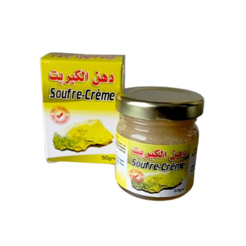 Crème Anti-Acné au Soufre 50g - Soin Dermatite & Acné


