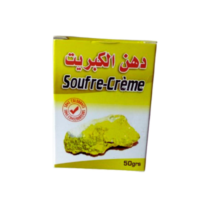 Crème Anti-Acné au Soufre 50g - Soin Dermatite & Acné

