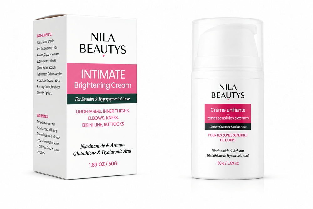 Crème Éclaircissante Zones Intimes NILA BEAUTYS - nilabeautys.com