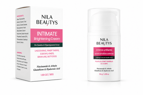 Crème Éclaircissante Zones Intimes NILA BEAUTYS - nilabeautys.com