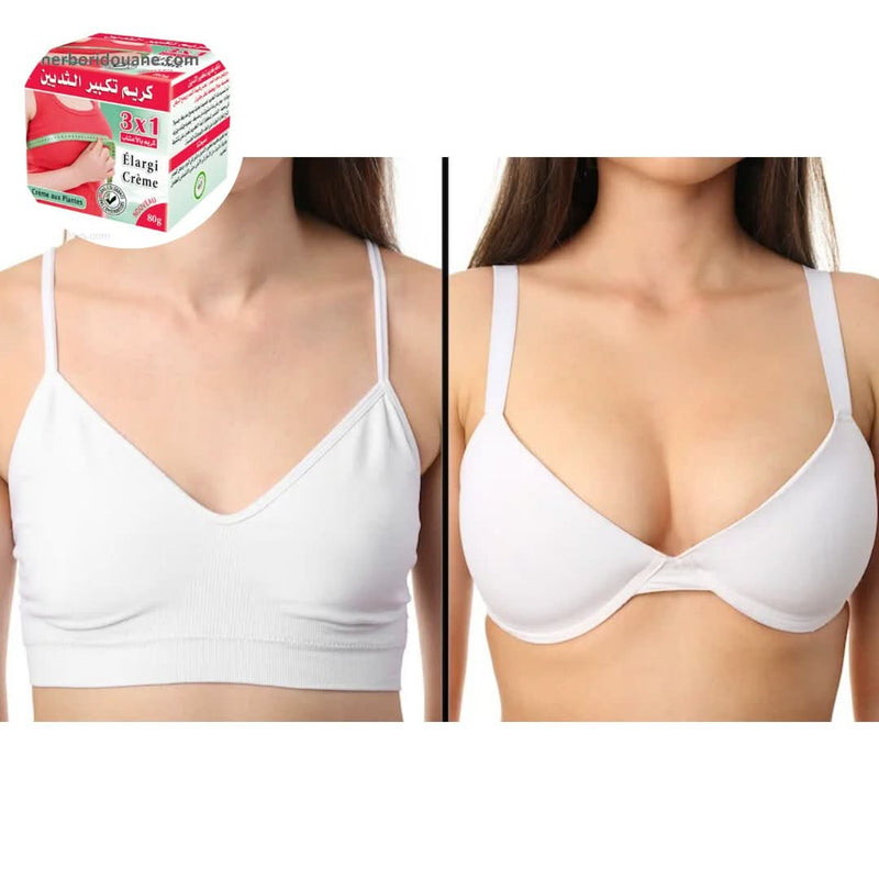 Crème Grossir la Poitrine | Crème Élargissement et le Volume des Seins ElargiCrème - nilabeautys.com