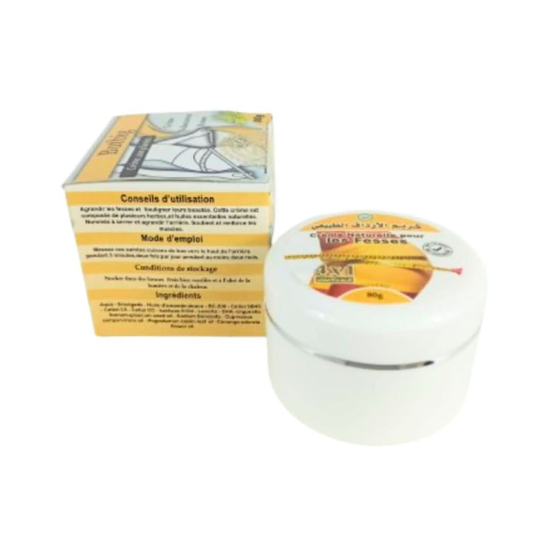 Crème Naturelle pour Fesses 80g | Volume et Fermeté 100% BIO - nilabeautys.com