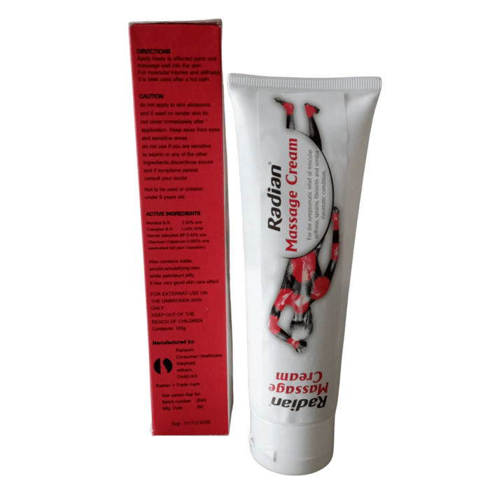 Crème Radian – Massage & Douleurs Musculaires - nilabeautys.com