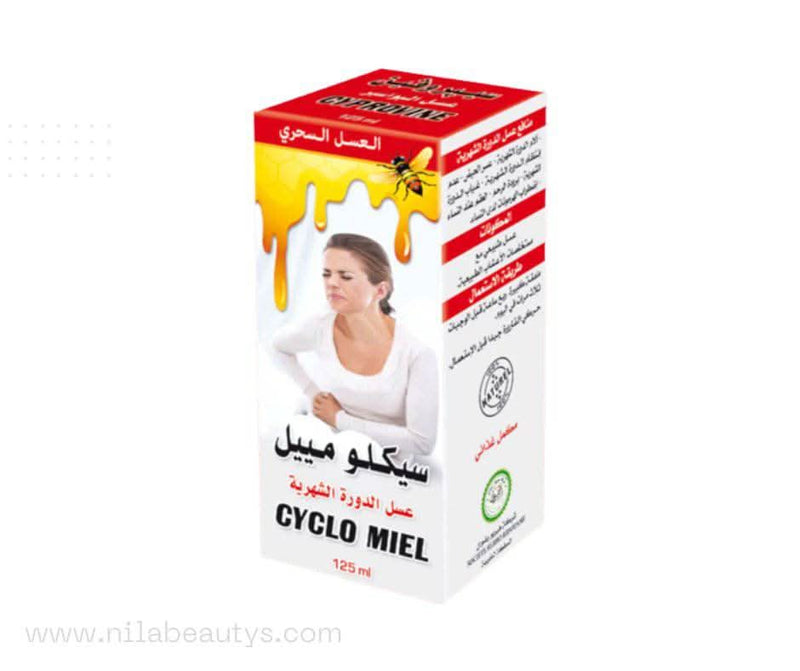 Cyclo Miel 125 ml - Miel pour le bien - être féminin - nilabeautys.com