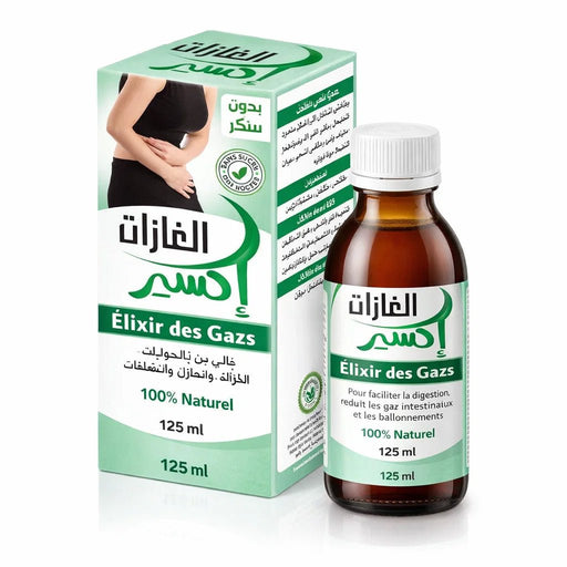 Élixir Gaz 125ml | Soulagement Ballonnements & Ventre Plat - nilabeautys.com