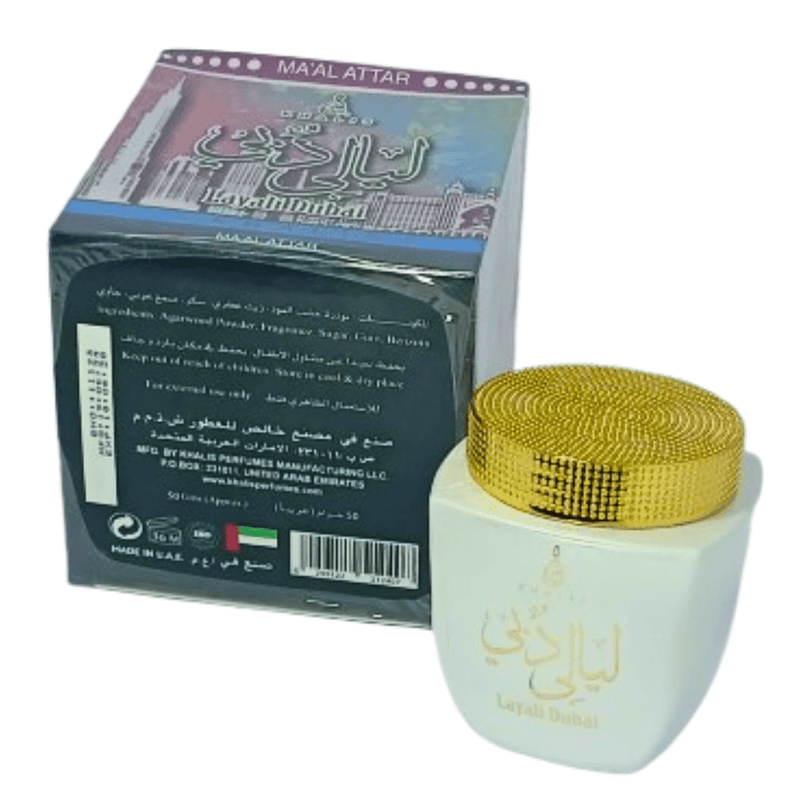 Encens Bakhoor Layali Dubai 80g - Luxe Oriental - nilabeautys.com