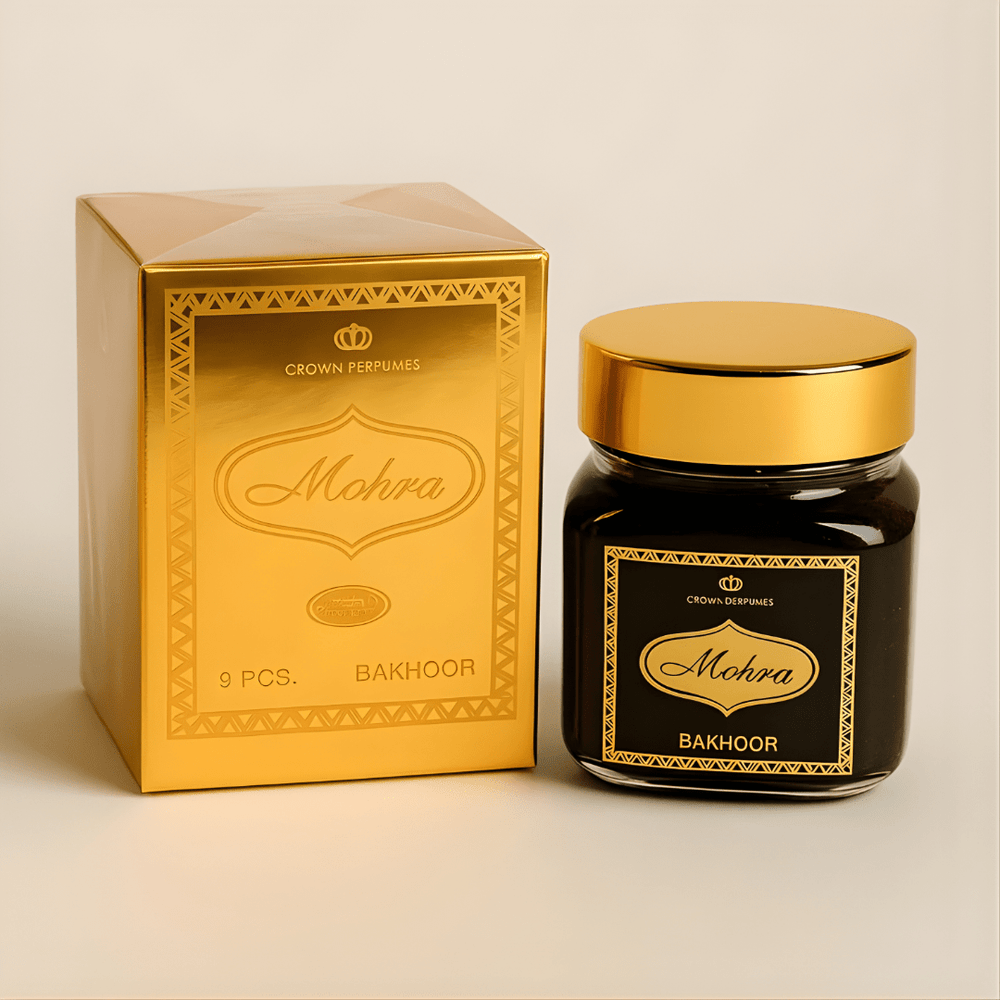 Encens Bakhoor Mohra 50g – Oud Boisé & Floral Raffiné - nilabeautys.com