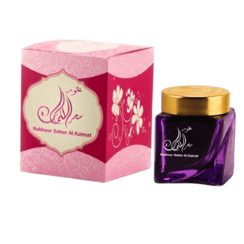 Encens Bakhoor Saher Al.Kalmat - 80g - Parfum Envoûtant - nilabeautys.com