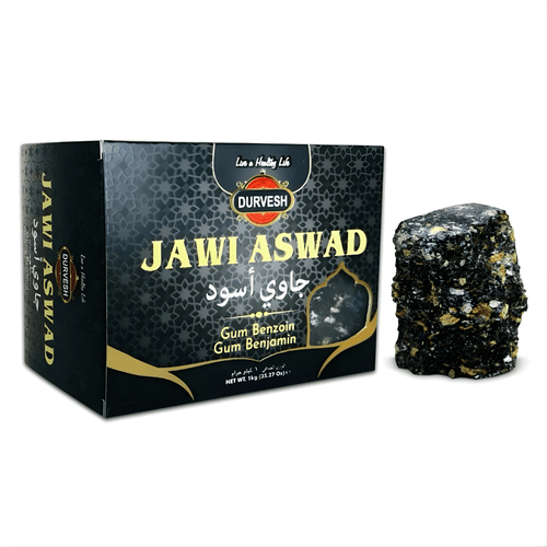 Encens Jawi Aswad Noir du Maroc 1kg – Résine Naturelle de Benjoin - nilabeautys.com