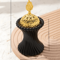 Encensoir Mabkhara Noir – Brûleur Oud & Bakhour Design Oriental - nilabeautys.com