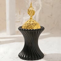 Encensoir Mabkhara Noir – Brûleur Oud & Bakhour Design Oriental - nilabeautys.com