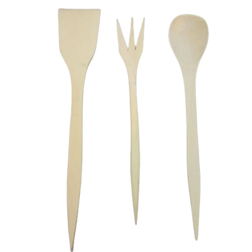 Ensemble d'ustensiles de cuisine marocains - Cuillère, Pelle et Fourchette en Bois de Citronnier Pack de 3 seulement 16.99 EUR