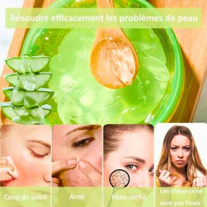 Gel Aloe Vera 300ml - Hydratant et Apaisant - nilabeautys.com