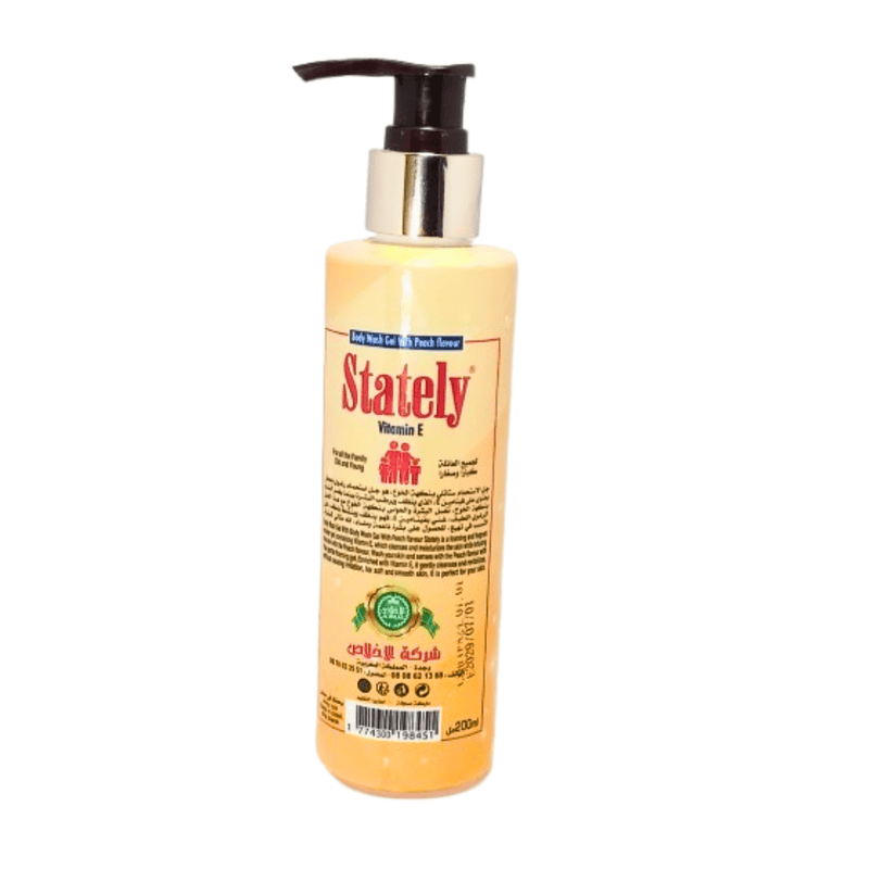 Gel Douche Naturel à la Pêche du Maroc – 200ml - nilabeautys.com