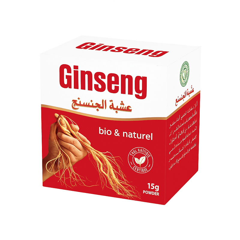 Ginseng BIO en poudre 15g - nilabeautys.com