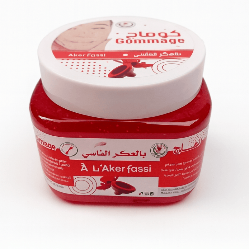 Gommage à l’Aker Fassi 110g – Éclat, Douceur & Anti - Rides - nilabeautys.com