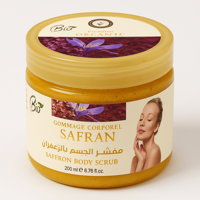 Gommage au Safran du Maroc 200g - nilabeautys.com