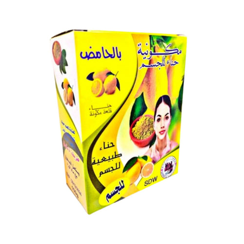 Henné Corporel au Citron du Maroc 150g