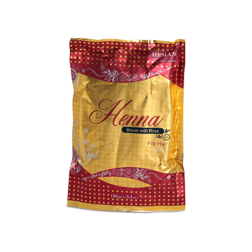 Henné en Poudre Marron Rose HEMANI – 150g - nilabeautys.com
