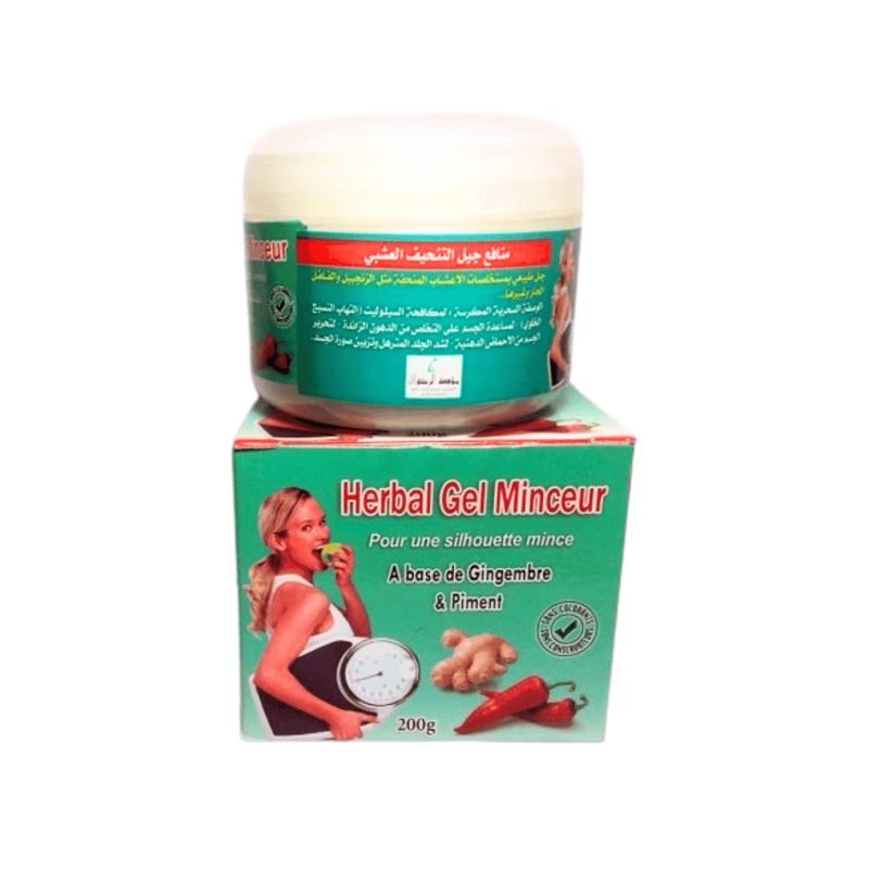 Herbal Gel Minceur au Gingembre et au Piment 200g - nilabeautys.com