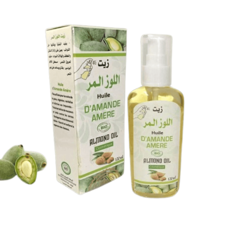 Huile Amande Amère Cosmétique – Spray 120ml - nilabeautys.com