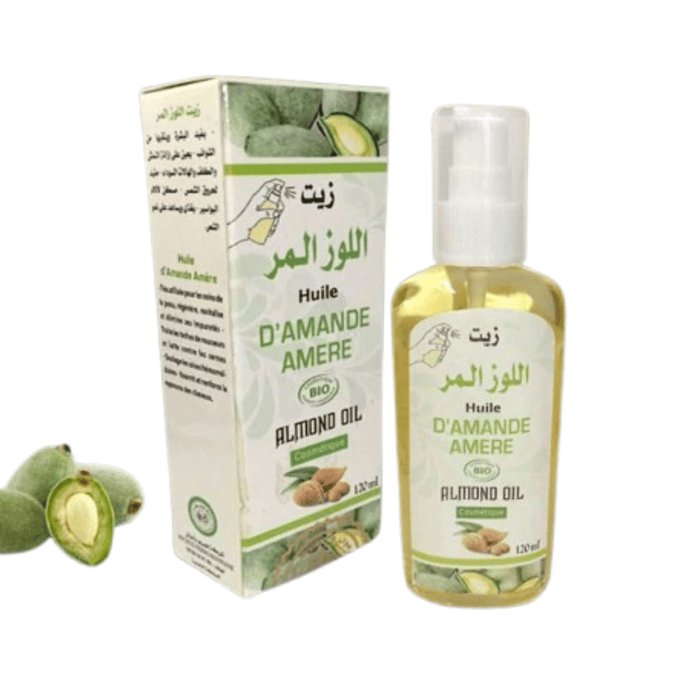 Huile Amande Amère Cosmétique – Spray 120ml - nilabeautys.com