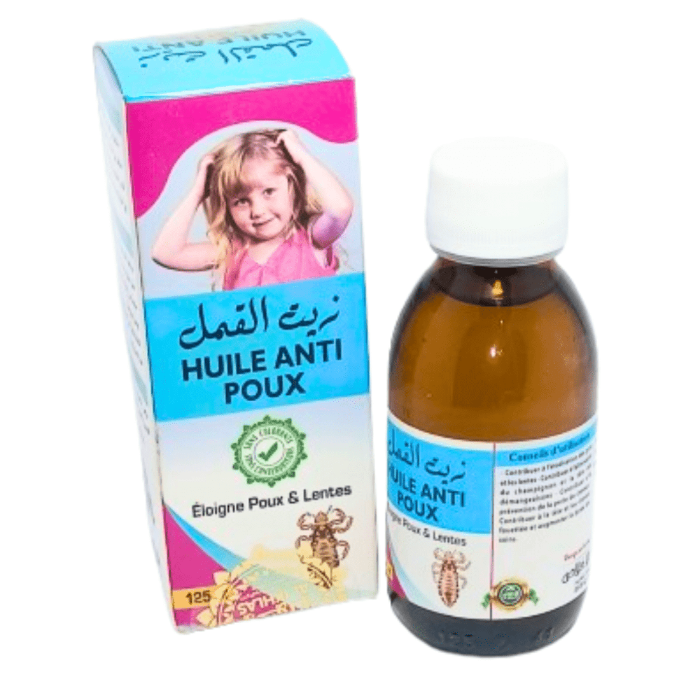 Huile Anti - Poux 125ml – Élimination naturelle et BIO - nilabeautys.com