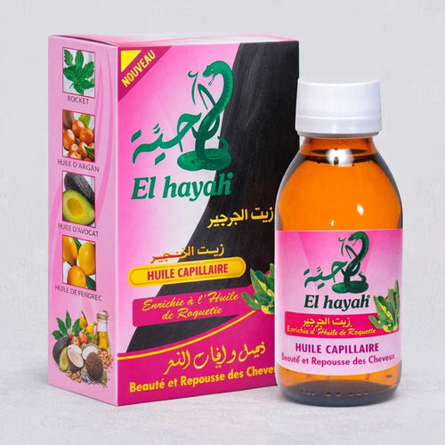 Huile Beauté Anti - Chute de Cheveux EL HAYAH – Huile de Serpent – 125 ml - nilabeautys.com
